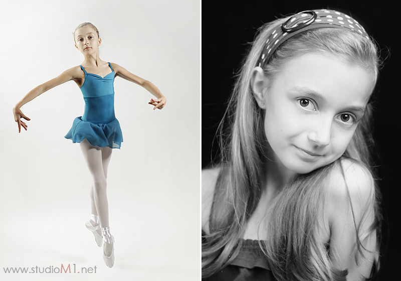 Studio M1; fotografia dzieci, nastolatki, baletnice