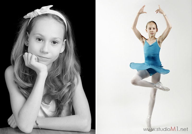 Studio M1; fotografia dzieci, nastolatki, baletnice